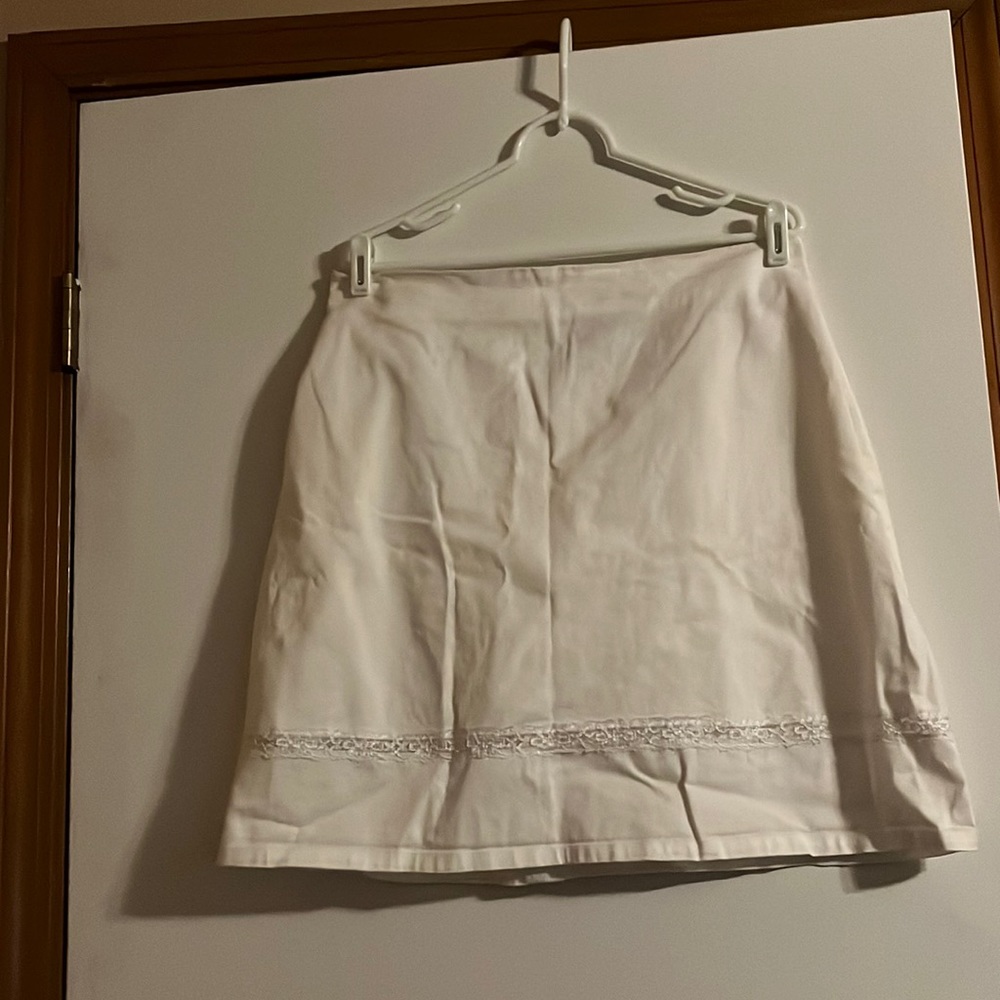 White skirt